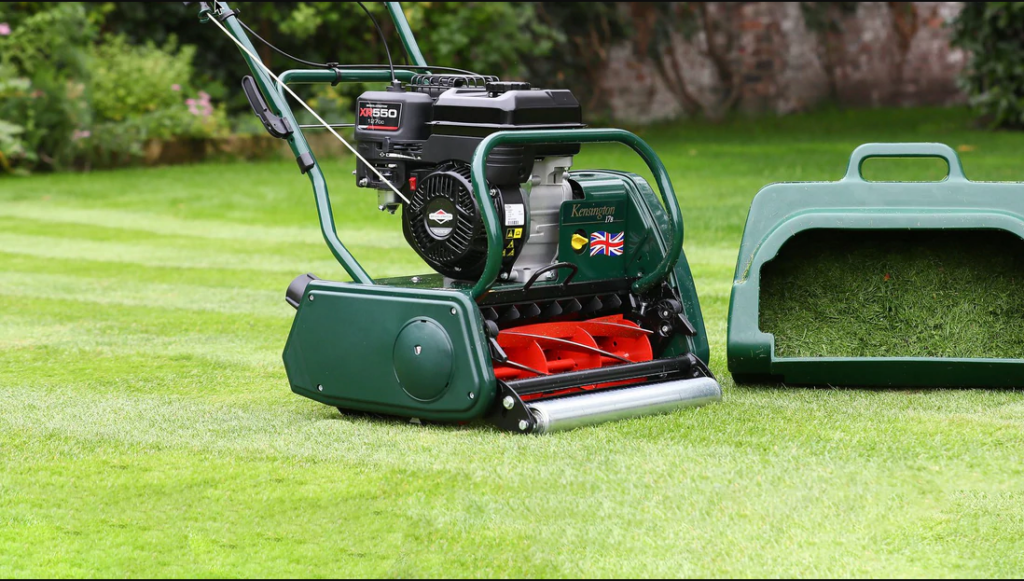 cylinder mower grass